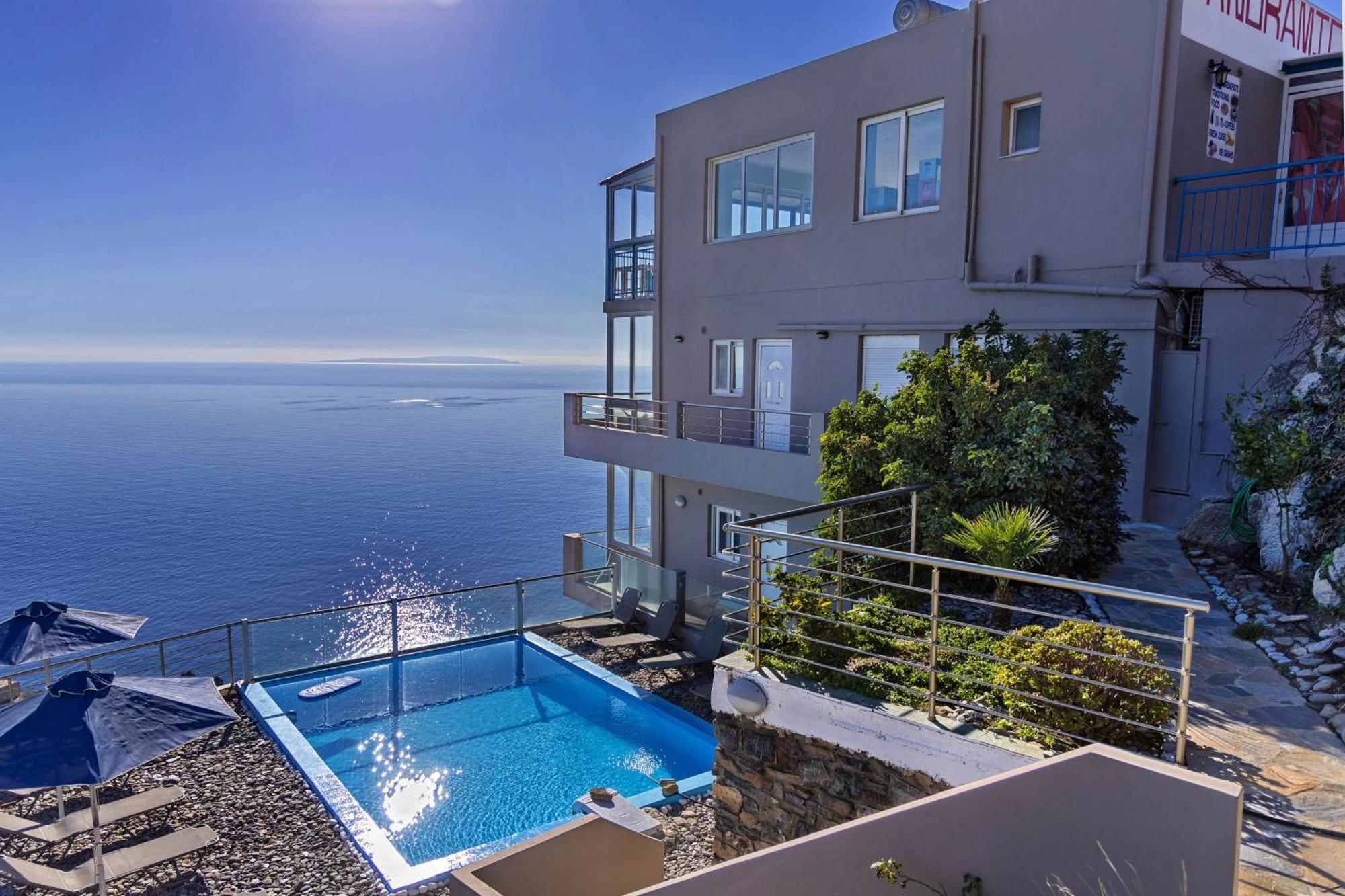 Akrotiri Panorama- Luxury Rental Apartments With Sea View روداكينو المظهر الخارجي الصورة