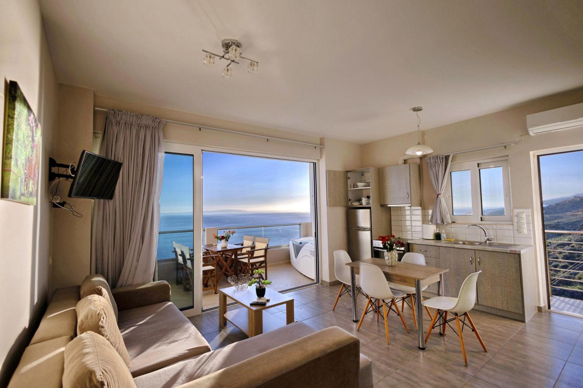 Akrotiri Panorama- Luxury Rental Apartments With Sea View روداكينو المظهر الخارجي الصورة