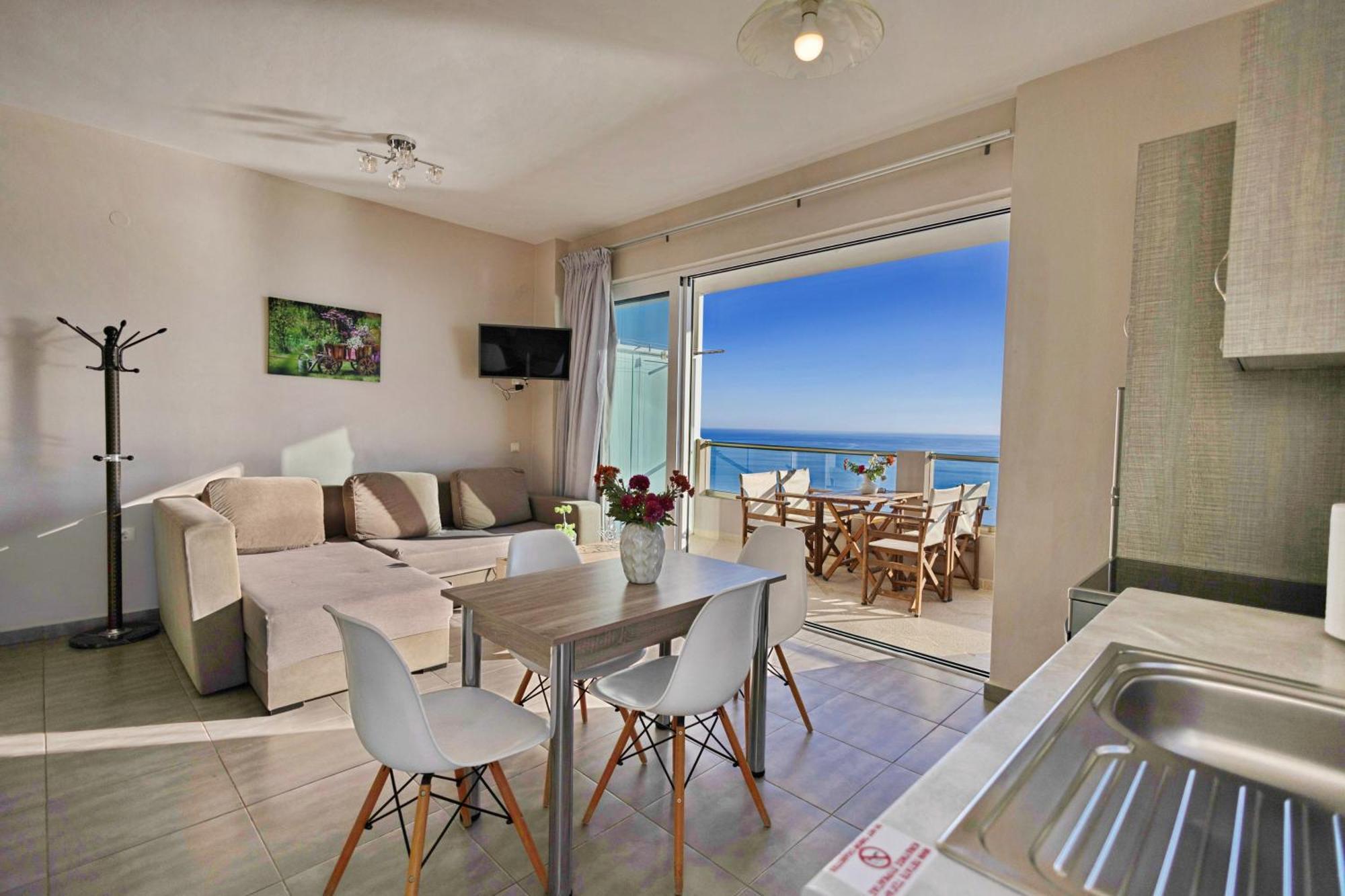 Akrotiri Panorama- Luxury Rental Apartments With Sea View روداكينو المظهر الخارجي الصورة