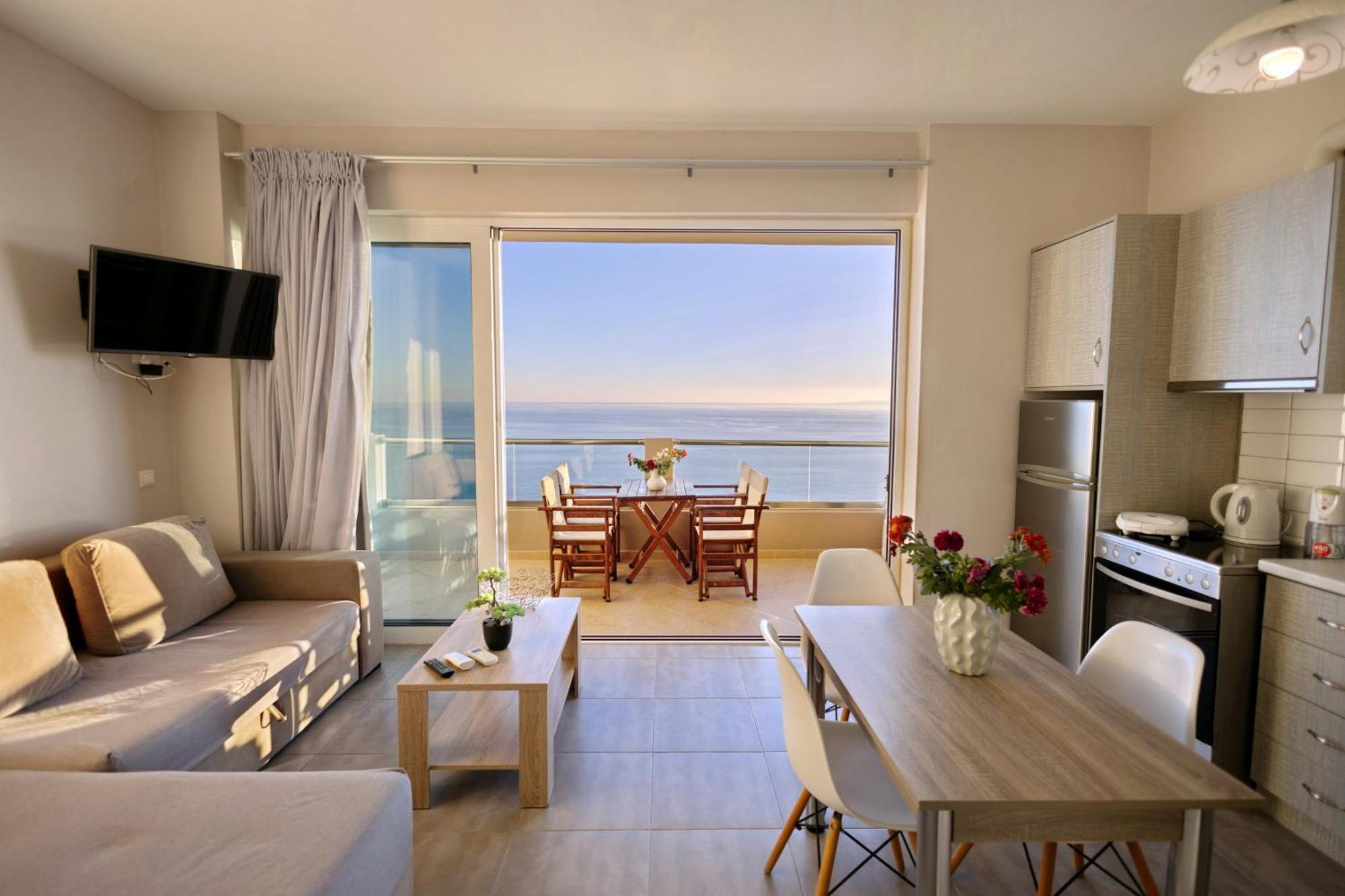 Akrotiri Panorama- Luxury Rental Apartments With Sea View روداكينو المظهر الخارجي الصورة